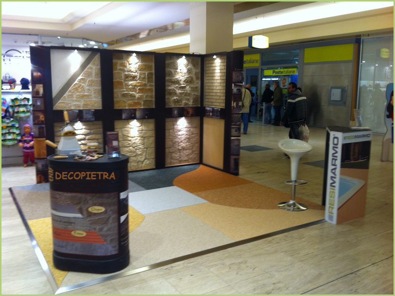 Mostra di pietra e RESIMARMO.