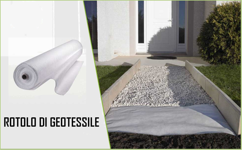 Rotolo di geotessile